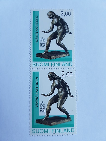 Postimerkit Wäinö Aaltonen v. 1994 2 kpl