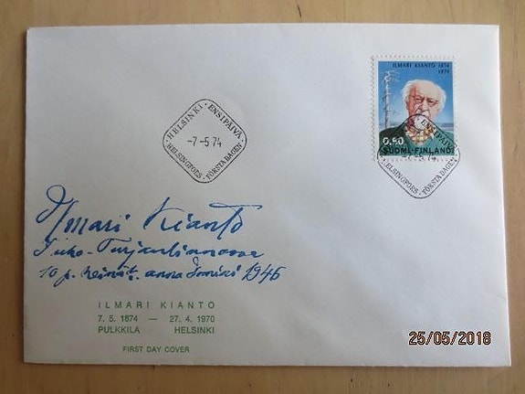 FDC Ilmari Kianto 1974