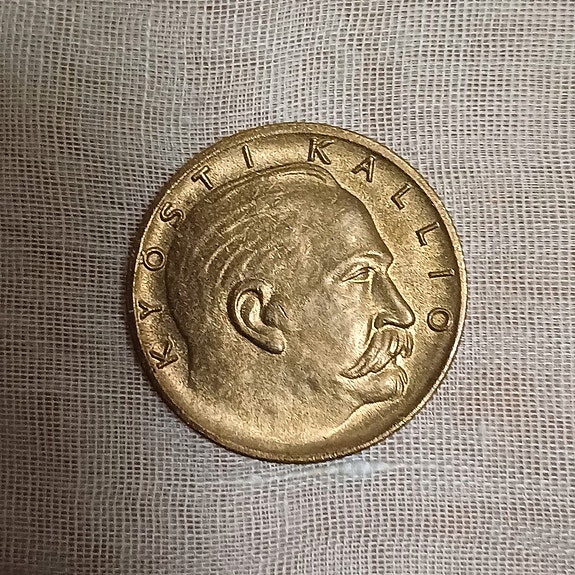 Vintage, mitali, Säästöpankkiviikko 1963, Kyösti Kallio