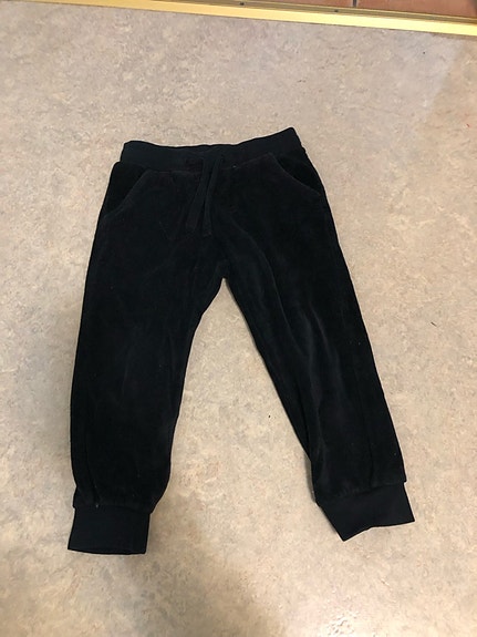 Lindex velourhousut 98