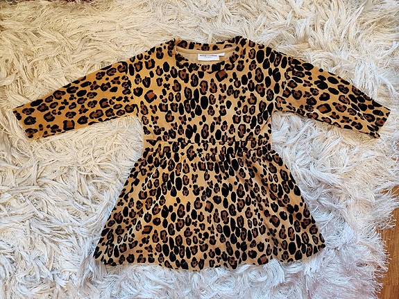 Uusi Mini Rodini Leopardi mekko 92/98