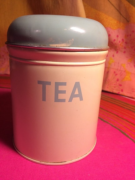 Retro peltipurkki Worcester Ware
