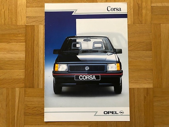 Esite Opel Corsa A vuodelta 1987