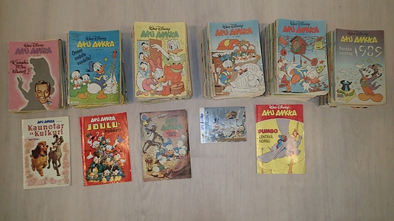 Aku Ankka lehtiä/vuosikertoja 1984-2002