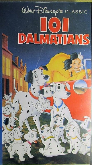 101 Dalmatians - Children's Disney VHS-film
