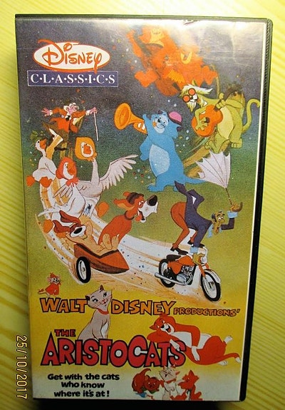 The Aristocats - Children's Disney VHS-film