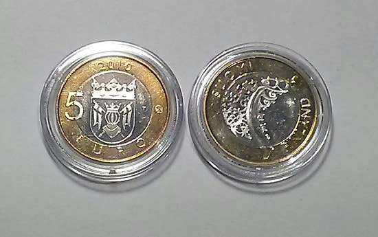 Suomi 5 €  2010 Varsinais - Suomi , Ruskon kousa