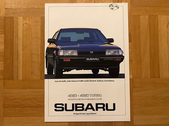 Esite Subaru 4WD - 4WD Turbo, noin 1988