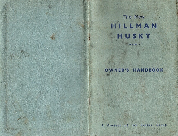 Owners Handbook Hillman Husky 1958