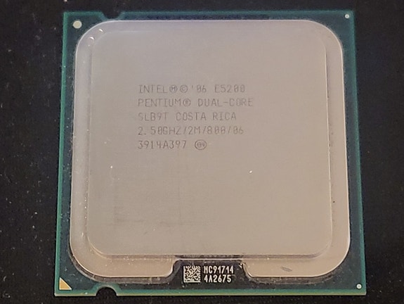 Intel Pentium E5200 2.5GHz DUAL-CORE LGA775 prossu