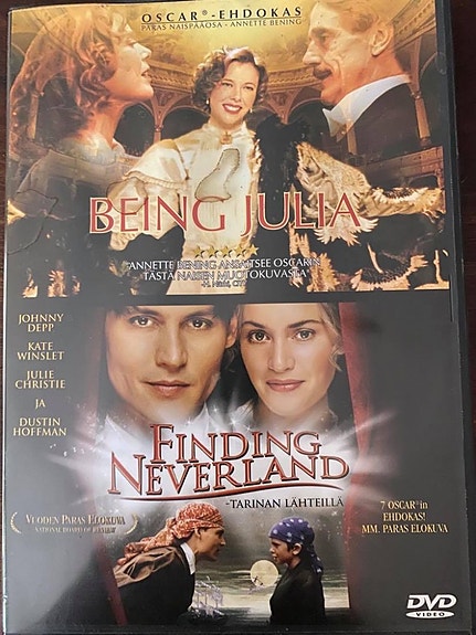 DVD Being Julia ja Finding Neverland