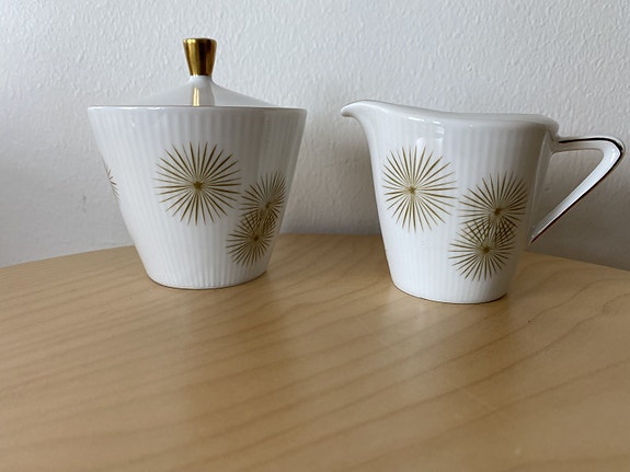 Kermakko ja sokerikko Seltmann Bavaria porcelain, vintage