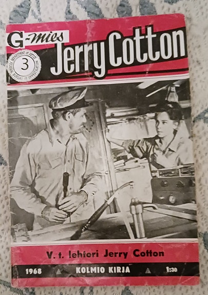 JERRY COTTON 3 1968 V.t.lehtori Jerry Cotton