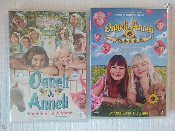 Onneli ja Anneli kaksi -dvd-elokuvaa, Imatra/posti