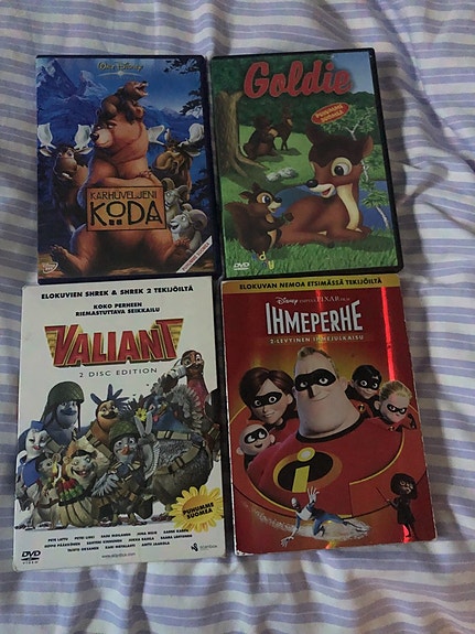Walt Disney elokuvia lapsille