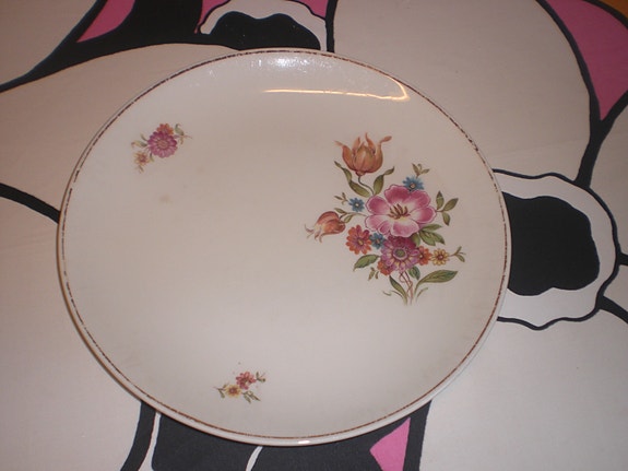 Arabia kukka tarjoilulautanen 25.5cm