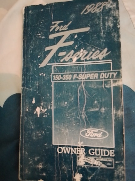 Ford F150-350 Owner Guide 1988