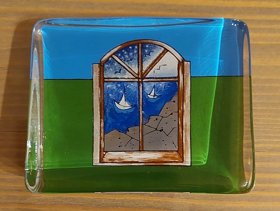Iittala Heljä Liukko lasikortti