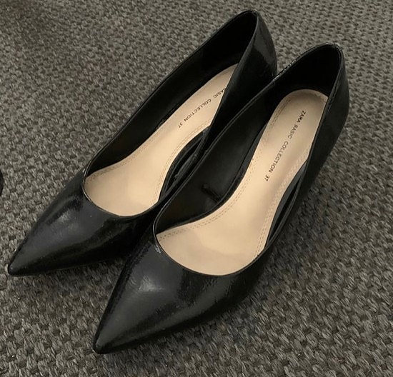 Zara mustat korkokengät / kengät, koko 37