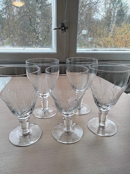 Tähkä, viinilasit
