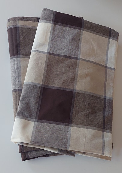 Puuvillaverhot uudet 28€