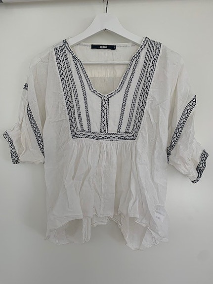 Bikbok valkoinen tunika koko s