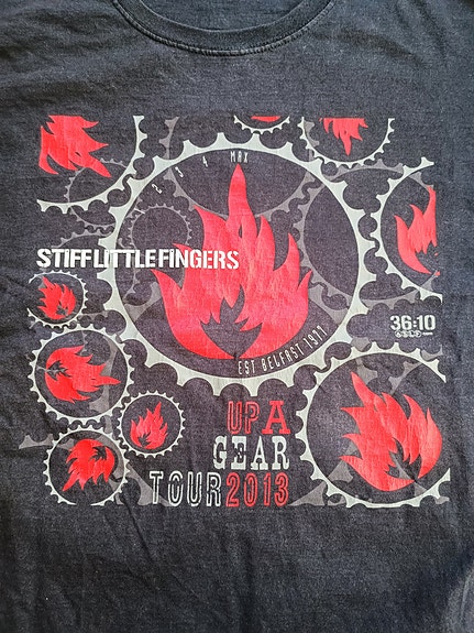 Stiff Little Fingers bändipaita XXL 2013