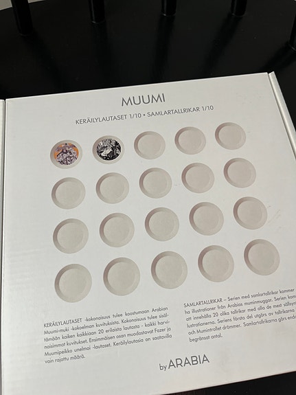 Muumi keräilylautaset 1/10