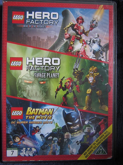 Lego tripla dvd