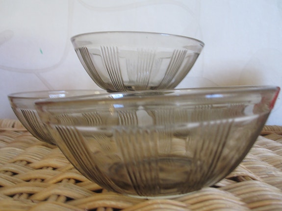 Vintage Tarbeklaas kulho 4 kpl Estonia Viro