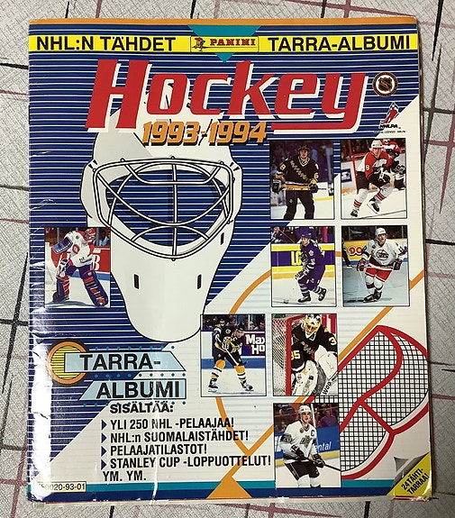 Panini tarra-albumi Hockey 1993-94