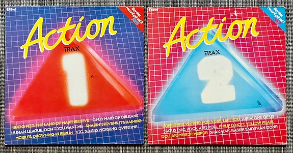 Tupla LP: Action Trax 1 & 2 (K-tel 1982)