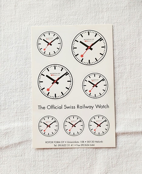 Vintage Tarra The Official Swiss Railway Watch Mondaine