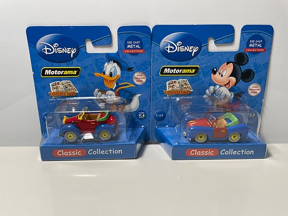 Burago disney auto x 2