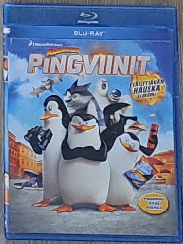 Madagascarin pingviinit blu-ray