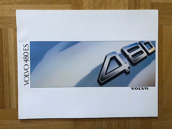 Esite Volvo 480 ES vuodelta 1988