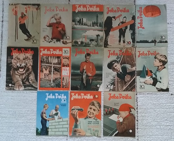 Joka Poika lehtiä 13kpl -v.1967