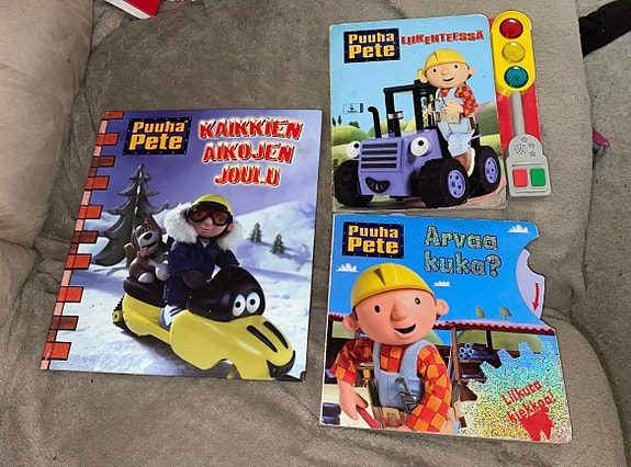 Puuha Pete kirja 3kpl kirjat