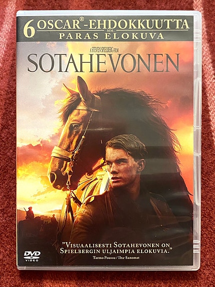Sotahevonen DVD Steven Spielberg