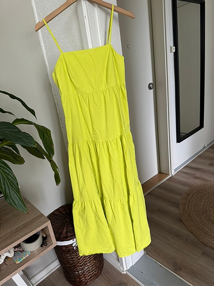 Limen vihreä maxi mekko S (xs)