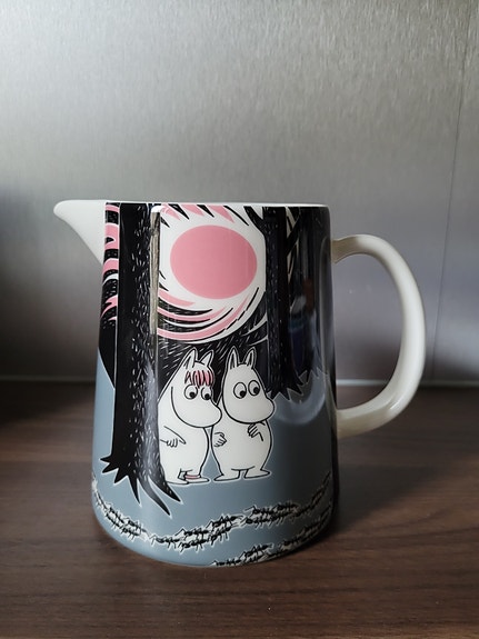 arabia muumikannu seikkailu muutto