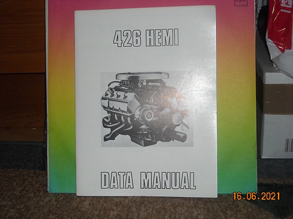 1964 Dodge 426 Hemi Data Manual. REPROPAINOS