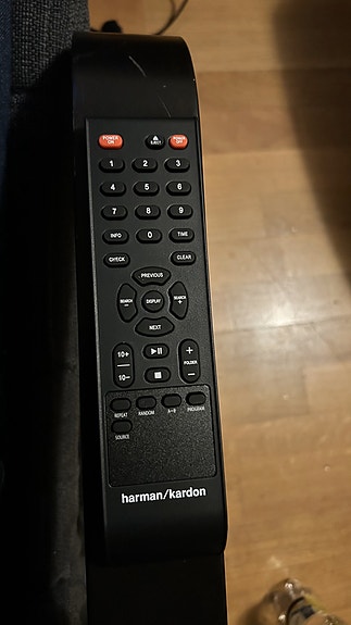 Harman Kardon HD3700 CD-soittimen kaukosäädin