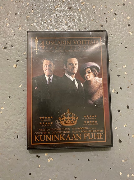 Kuninkaan puhe dvd