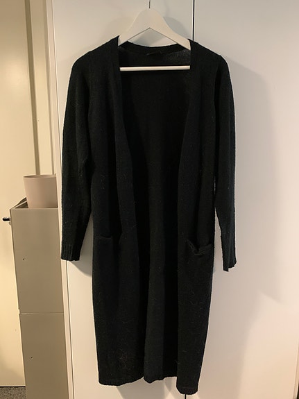 Vila musta neuletakki / villatakki / takki / pusero, koko XS