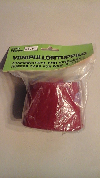 Ison viinipullon tulppa