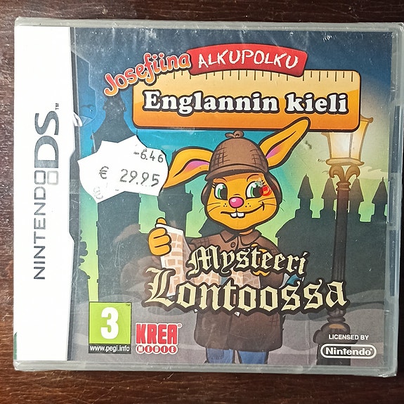 Nintendo DS Josefiina alkupolku englannin kieli Mysteeri Lontoossa