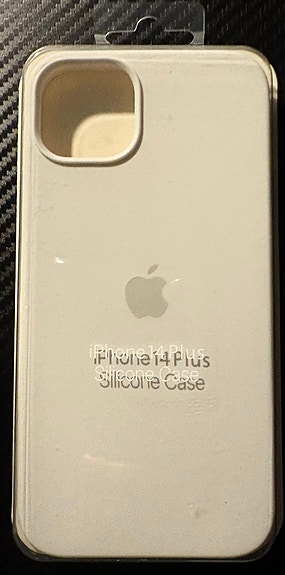 iPhone 14 Plus Silicon Case (valkoinen)