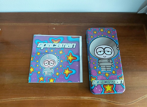 Vintage Spaceman penaali ja kortti, yhteishinta
