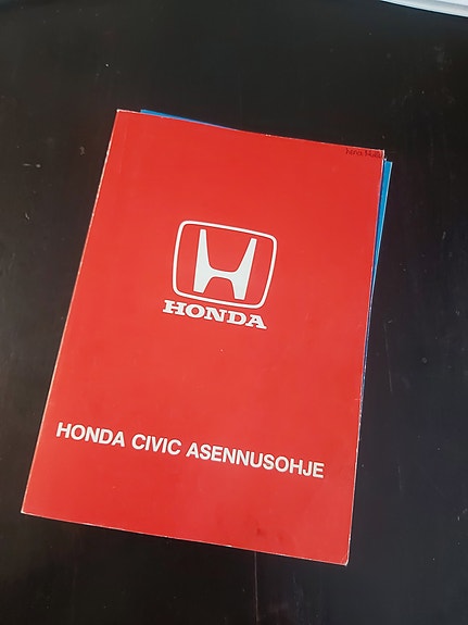 Honda asennusohje 80-luku